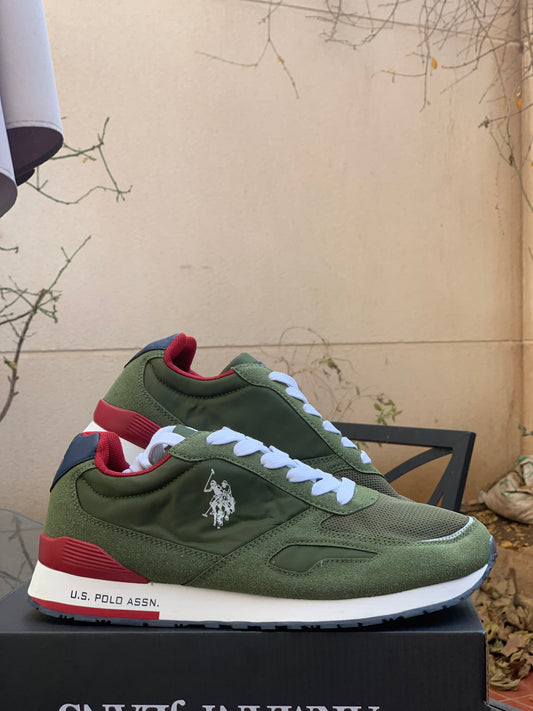 US POLO ASSN vert militaire